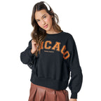 Blusão Moletom Estampado Chicago Pokotinha - Feminino