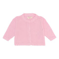 Casaquinho Tricot Maquinetado Rosa Bebê Feminino - Mini & Co