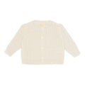 Casaquinho Tricot Maquinetado Off White Feminino - Mini & Co