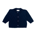 Casaquinho Tricot Maquinetado Marinho Masculino - Mini & Co