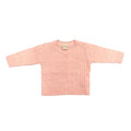 Casaquinho Trançado Tricot Rosa Feminino – Mini & Co