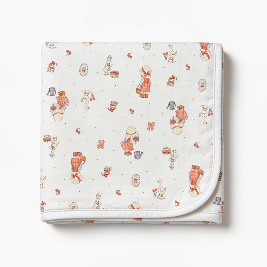 Manta com Forro Avulsa Estampada Feminina Mini & Co – Camponesa