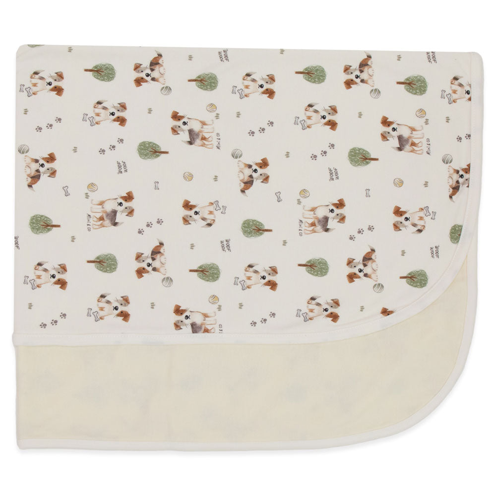 Manta com Forro Avulsa Estampado Masculino - Cachorrinho