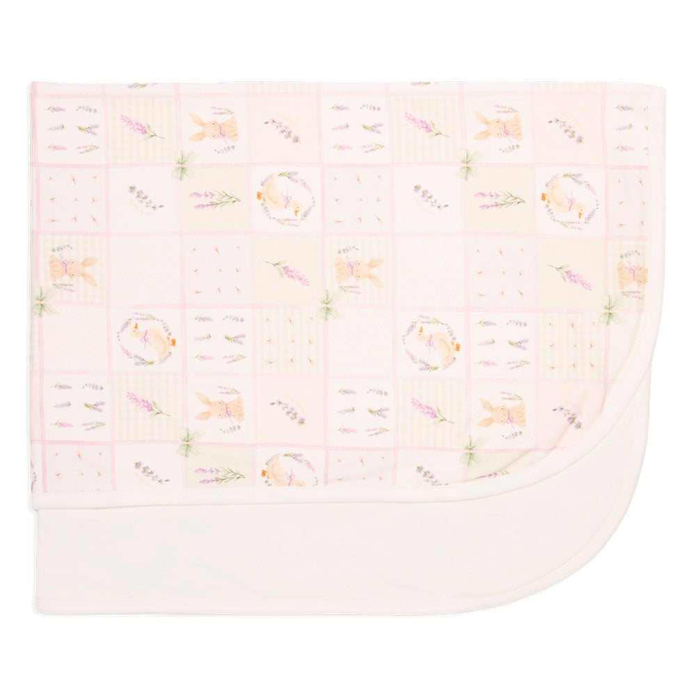 Manta Com Forro Avulsa Mini E Co Suedine E Malha Feminina - Lavandas