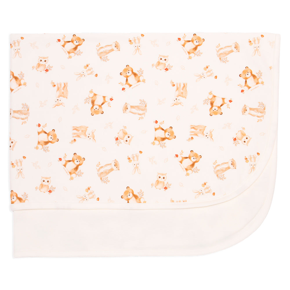 Manta Com Forro Avulsa Mini E Co Suedine E Malha Masculino - Forest