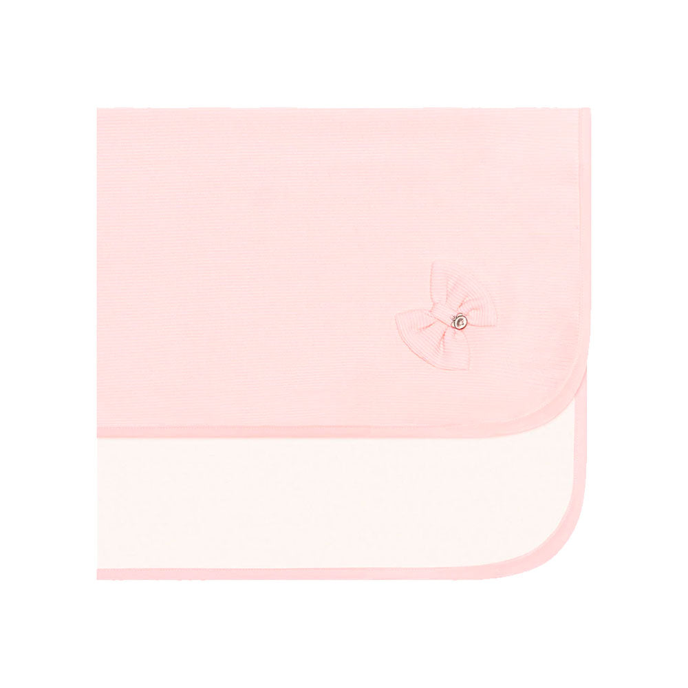 Manta com Forro Avulsa Tricot Lacinho Mini & Co Feminina – Ursinhas