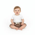 Shorts Avulso Barra Virada Suedine Liso Masculino BabyCotton