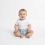 Shorts Avulso Barra Virada Suedine Liso Masculino BabyCotton