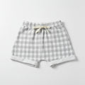 Shorts Avulso Mini e Co Barra Virada Suedine Masculino - Ursinho e Cavalinho