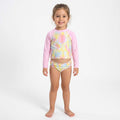 Conjunto Mormaii Cropped Manga Longa e Sunkini Tie Dye Feminino