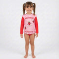 Conjunto Mormaii Blusa Manga Longa e Sunkini Morangos Feminino