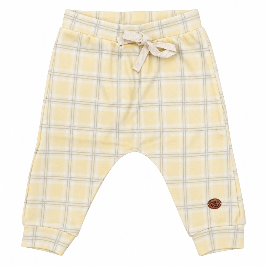 Calça Avulsa Xadrez Unissex Mini & Co - Cachorrinho