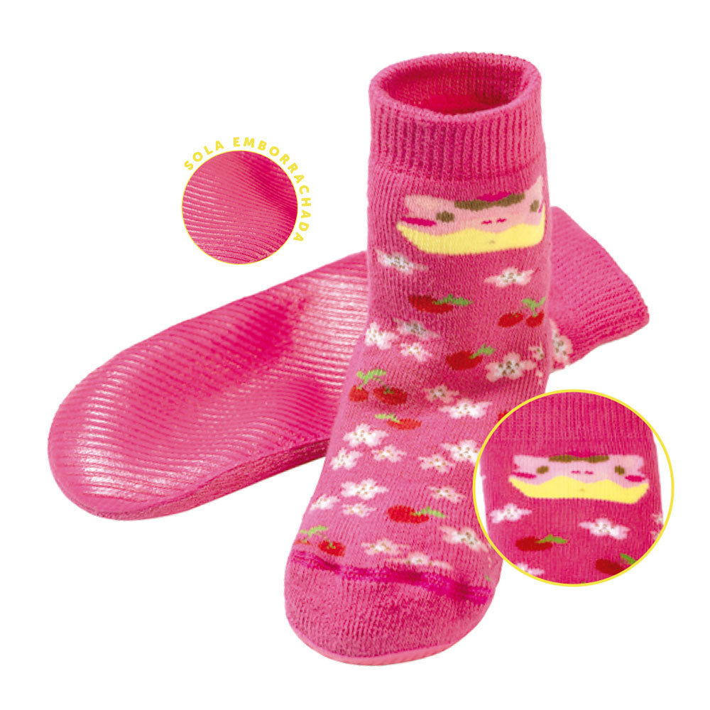 Solek Bebê Estampado Solado Emborrachado Leke - Feminino