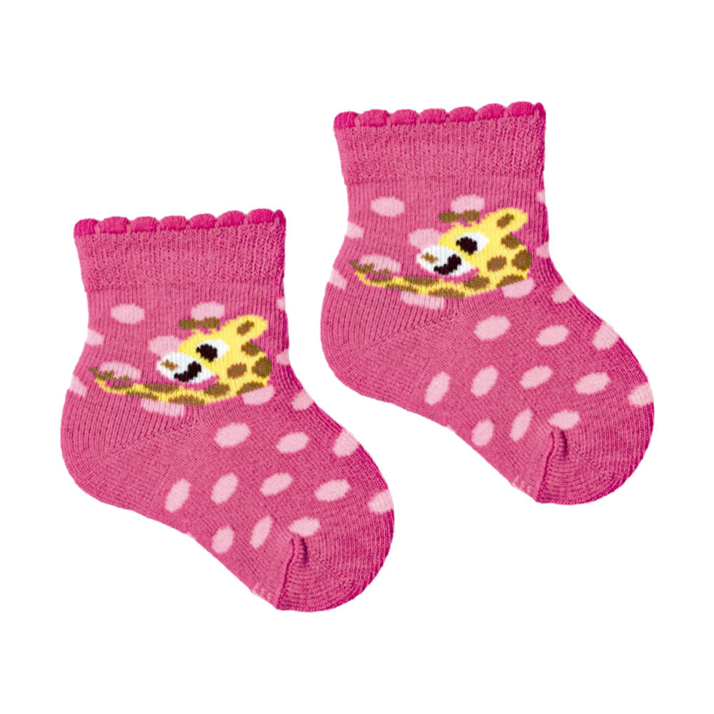 Meia RN Estampada Divertida Leke - Feminina