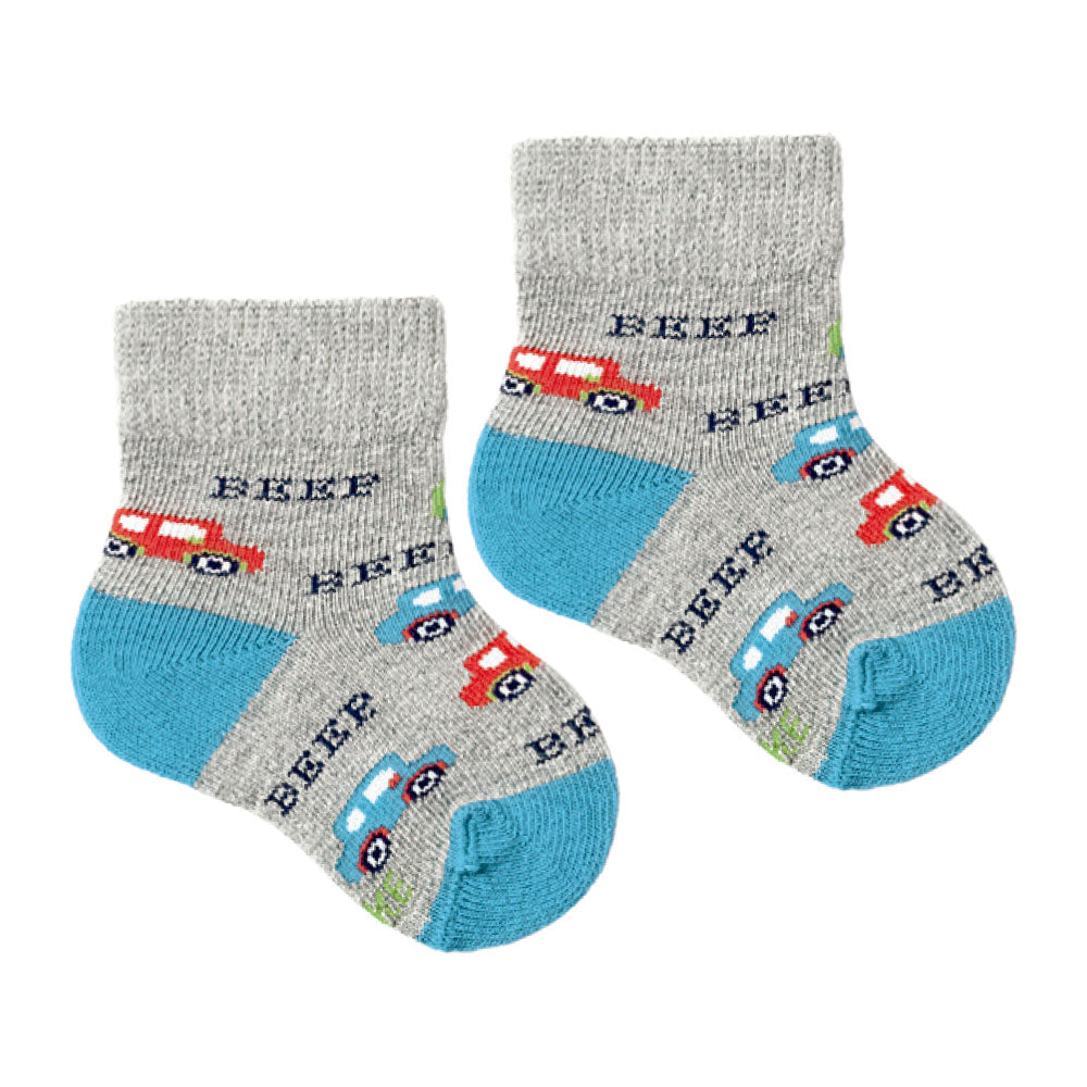 Meia RN Estampada Divertida Leke - Masculina