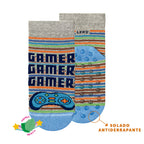 Meia Infantil com Antiderrapante Leke - Masculina