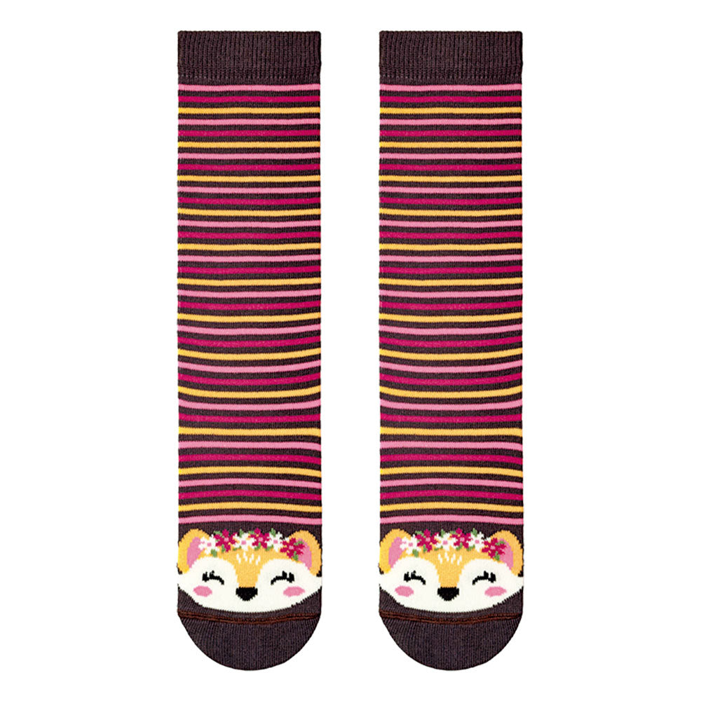 Meia 3/4 Kids Divertida Estampada Leke - Feminina