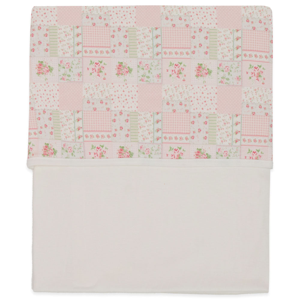 Jogo de Lençol de Berço 3 Peças Suedine Feminino - Patchwork