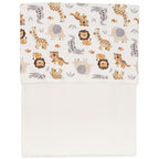 Jogo de Lençol de Berço 3 Peças Suedine Masculino - Roar