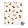 Cobertor Com Forro Mini&CO Em Microsoft E Suedine Masculino - Urso Mini&CO