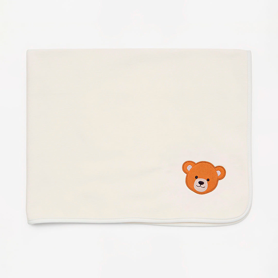 Cobertor Com Forro Mini & CO Em Microsoft E Malha Masculino - Urso Esportes