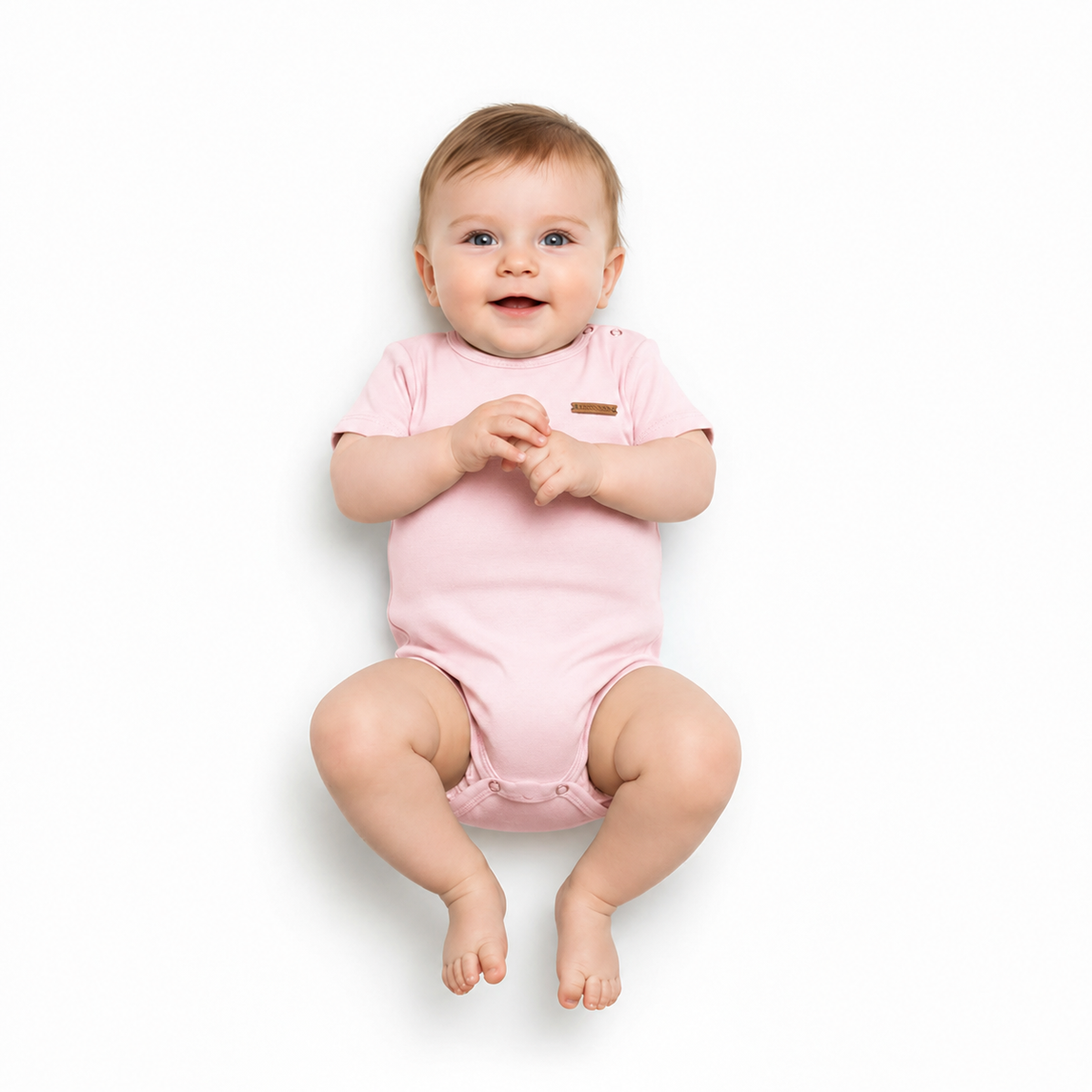 Body Manga Curta Avulso Baby Cotton Unissex