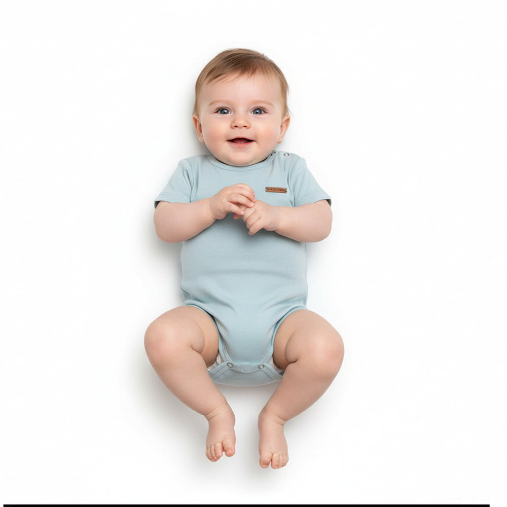 Body Manga Curta Avulso Baby Cotton Unissex