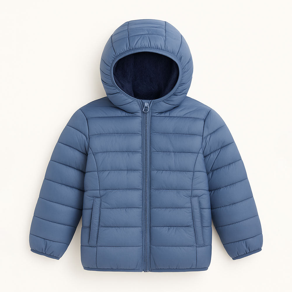 Jaqueta Puffer Peluciada com Capuz Grand Bazar  - Masculina