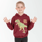 Blusão Moletom Peluciado com Capuz Dino Rock Cativa - Masculino