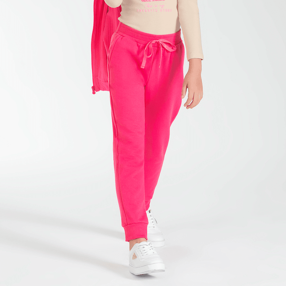 Calça Moletom Peluciado Bolso Cativa - Feminina