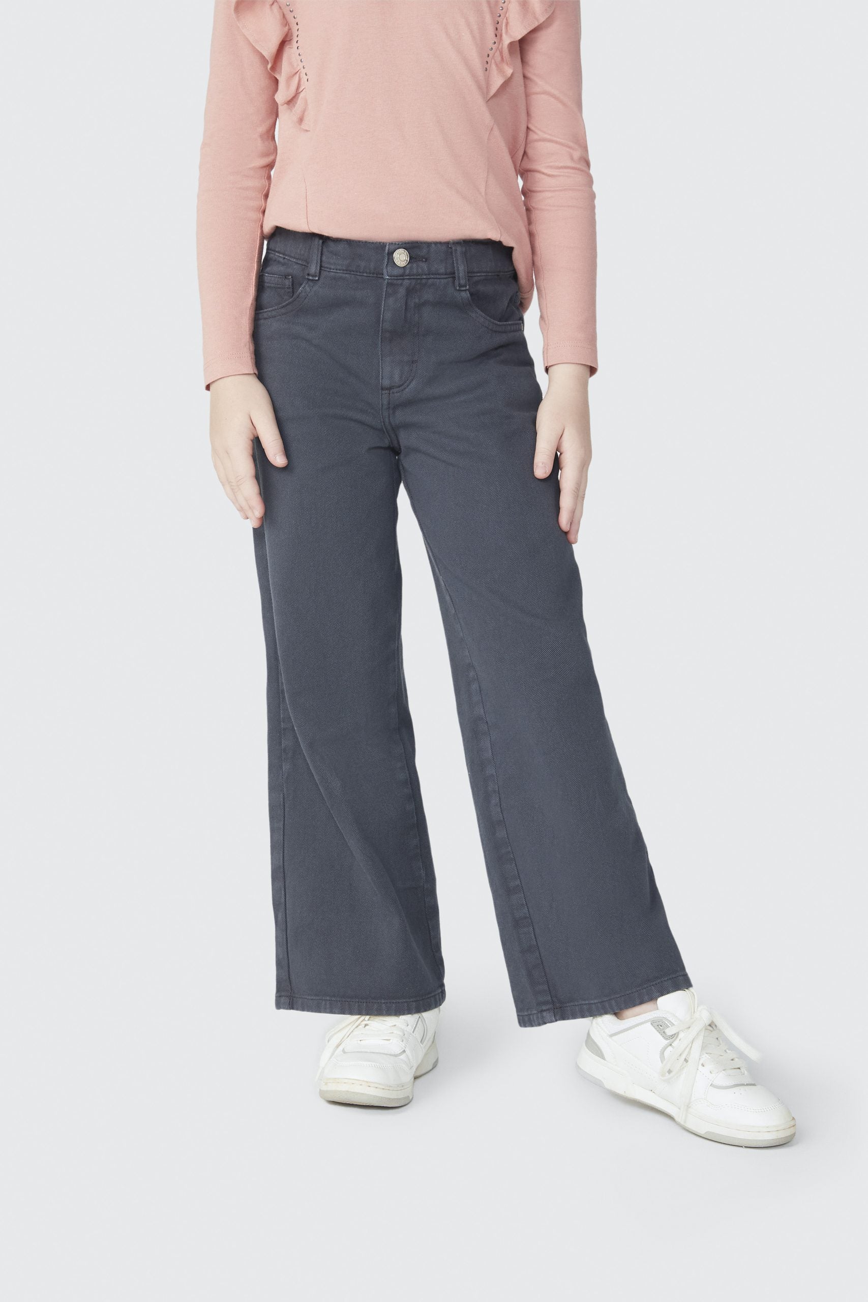 Calça Jeans e Sarja Wide Leg Hering Infantil - Feminina