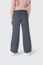 Calça Jeans e Sarja Wide Leg Hering Infantil - Feminina
