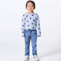 Calça Jeans Azul Paper Bag Hering Infantil - Feminina