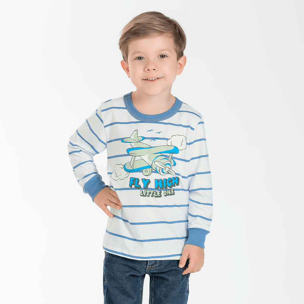 Camiseta Manga Longa Fly High Cativa - Masculina