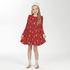 Vestido Manga Longa Flores Cativa - Feminino