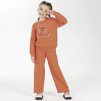 Conjunto Moletom Flanelado Bordado Urso Cativa - Feminino