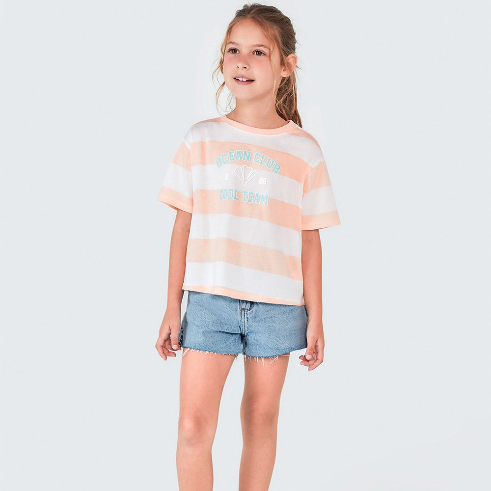 Shorts Jeans Hering Infantil Feminino