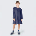 Vestido Meia Manga com Babados Estampados Hering Infantil - Feminino