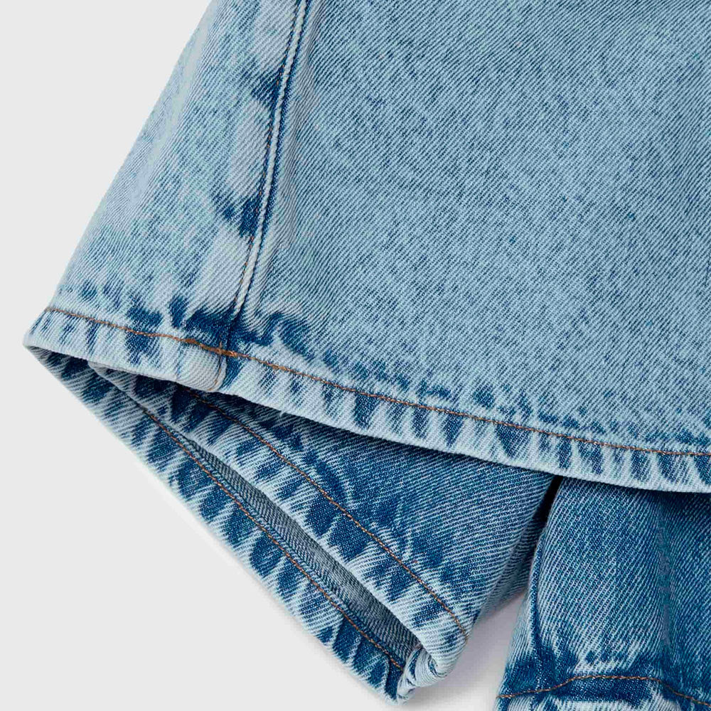 Shorts Saia Jeans Hering Kids Feminino - Azul