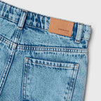 Shorts Saia Jeans Hering Kids Feminino - Azul