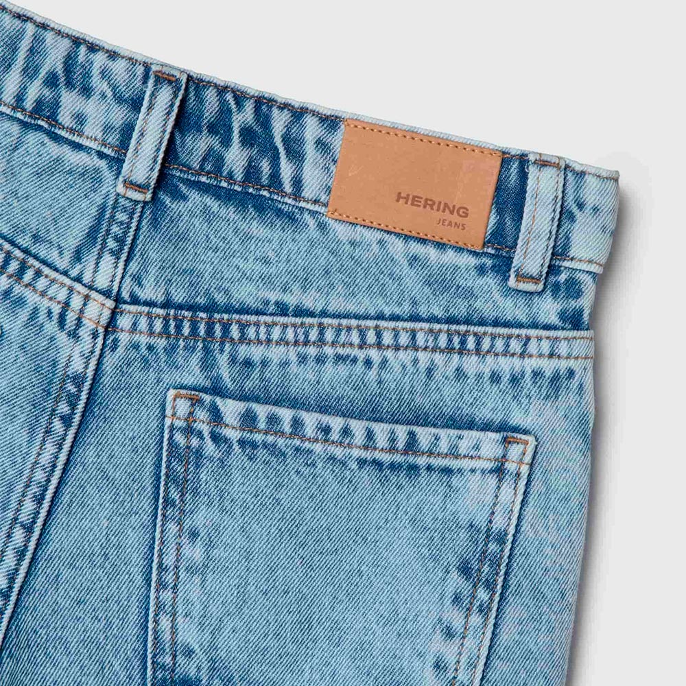 Shorts Saia Jeans Hering Kids Feminino - Azul