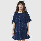 Vestido Curto Estampado Marinho Hering Infantil - Feminino