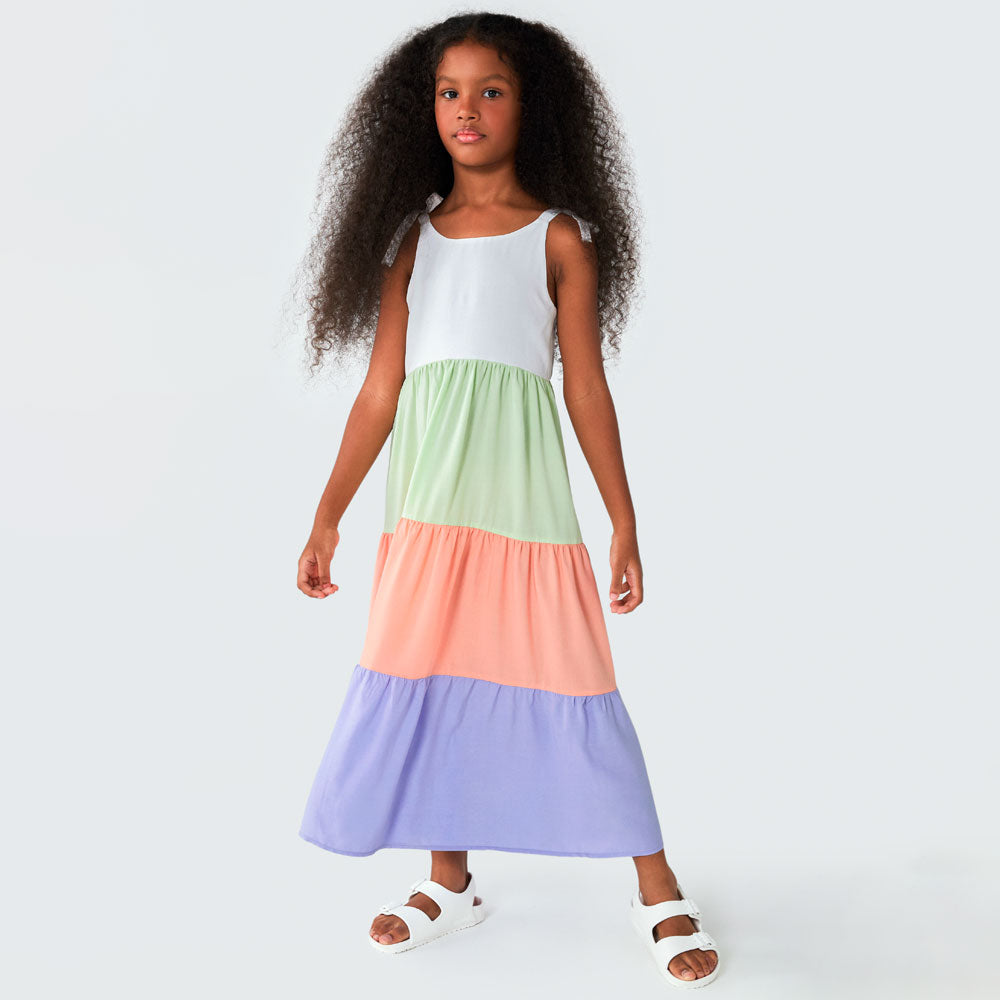 Vestido Midi Três Marias Hering Infantil - Feminino