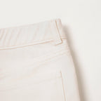 Shorts Em Sarja Hering Kids Com A Barra Desfiada Feminino - Natural