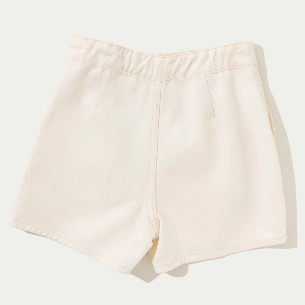 Shorts Saia Em Sarja Hering Kids Feminino - Natural