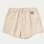 Shorts Em Sarja Hering Kids Listrado Feminino - Creme