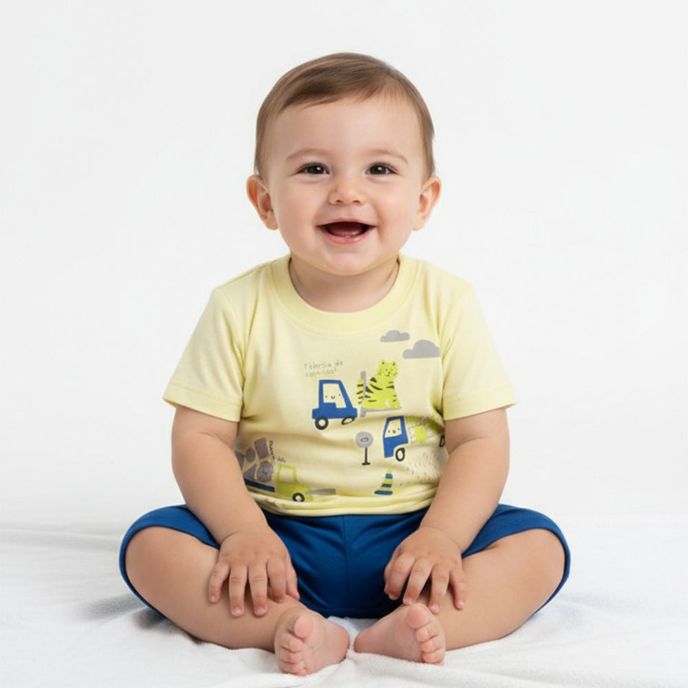 Conjunto Manga Curta Malwee Masculino