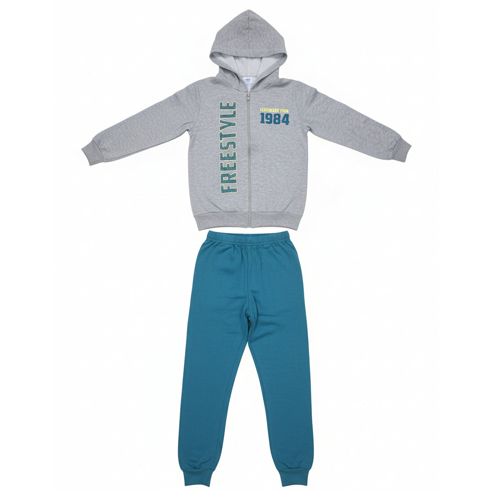 Conjunto De Moletom Grilo Kids Estampa Freestyle Com Capuz Masculino