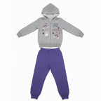 Conjunto De Moletom Peluciado Grilo Kids Com Capuz Feminino