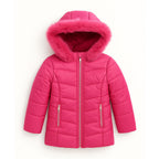 Jaqueta Puffer Capuz com Pelinho e Forro Peluciado Grand Bazar - Feminina